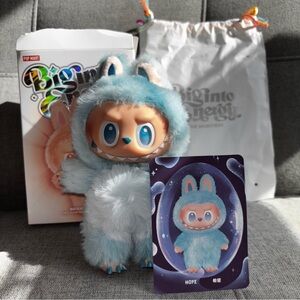 Labubu Big into Energy Pop Mart Blue Hope 100% Authentic